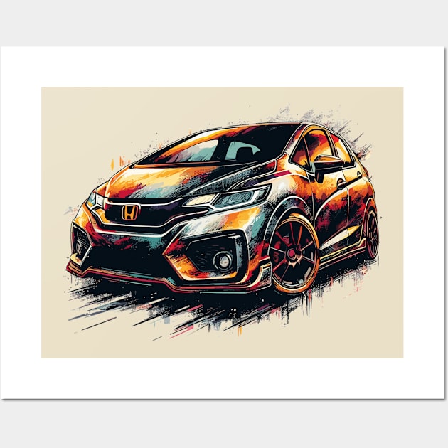 Honda Jazz Wall Art by Vehicles-Art